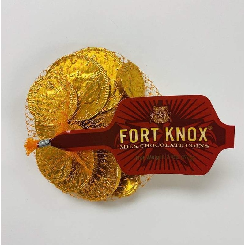 FORT KNOX CHOCOLATE GOLD COINS NETS