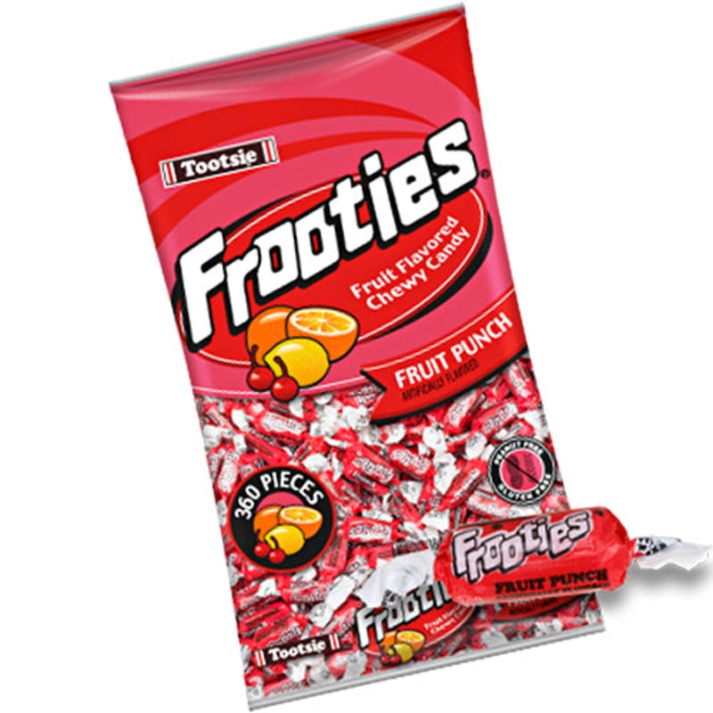 Frooties Fruit Punch Chewy Candy – 2.42 LB Bulk Bag