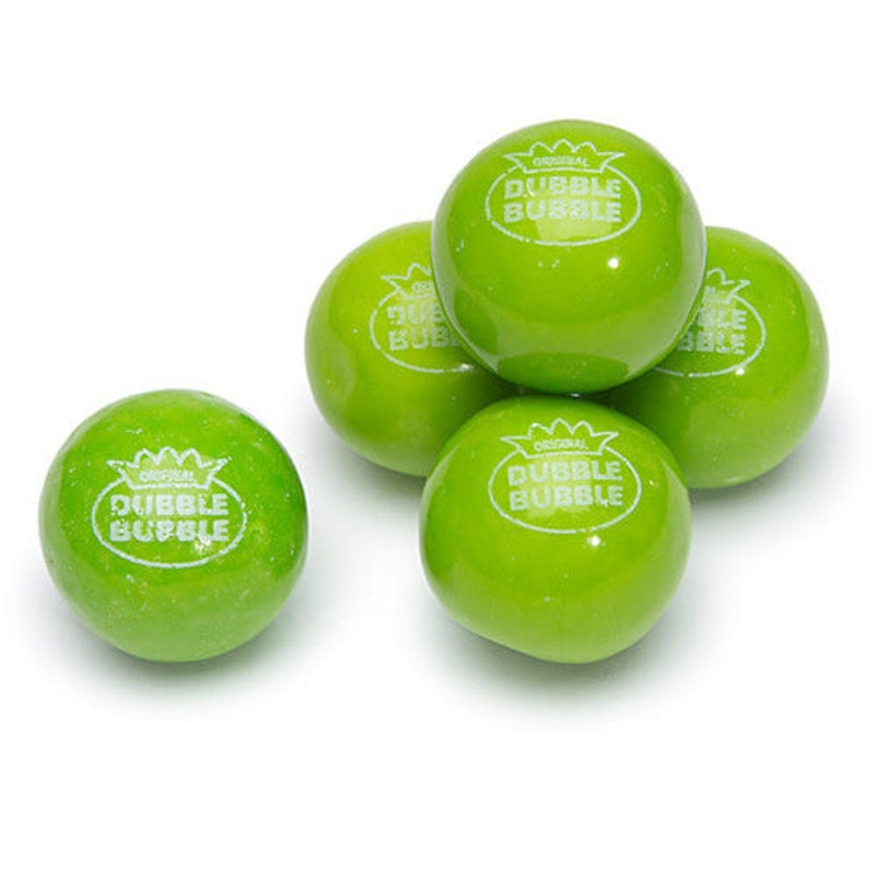GUMBALLS 1″ GREEN APPLE
