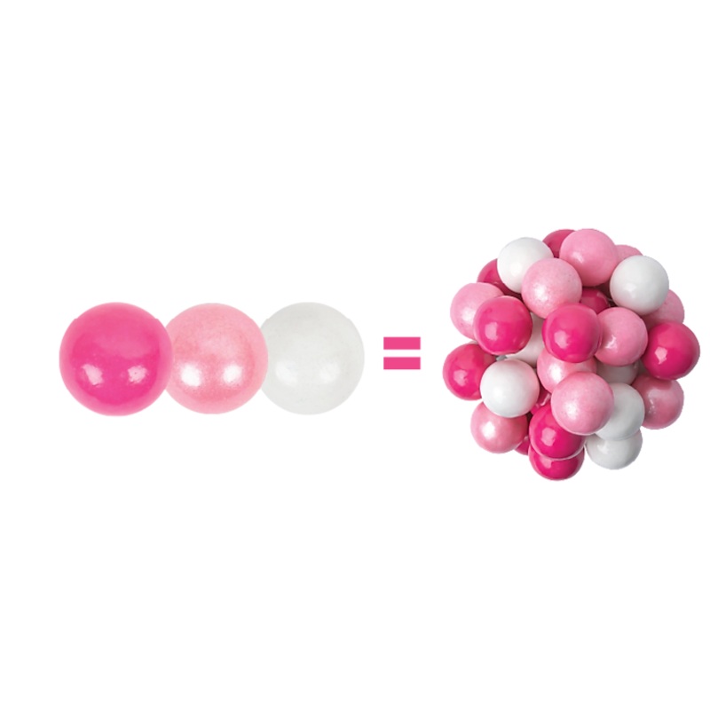 GUMBALLS 1″ “IT’S A GIRL” MIX