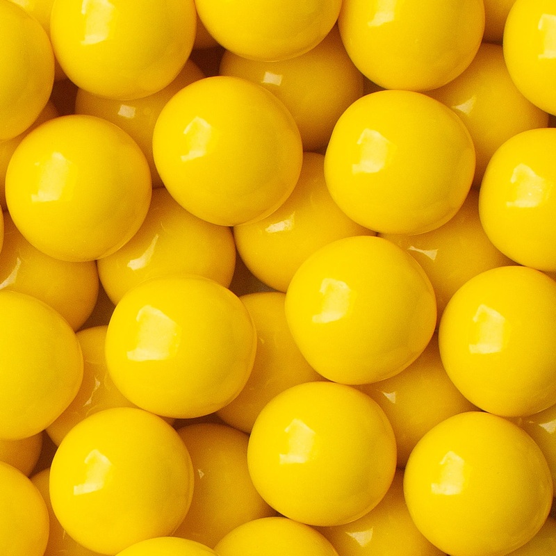 GUMBALLS 1″ YELLOW