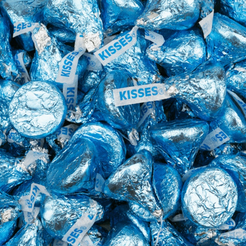 HERSHEY’S KISSES LIGHT BLUE