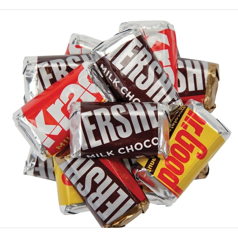 Hershey’s Miniatures Assorted Candy Bars 3 lb Bulk Bag