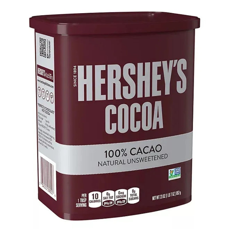 Hershey’s Natural Unsweetened Cocoa Powder: 23-Ounce Tub
