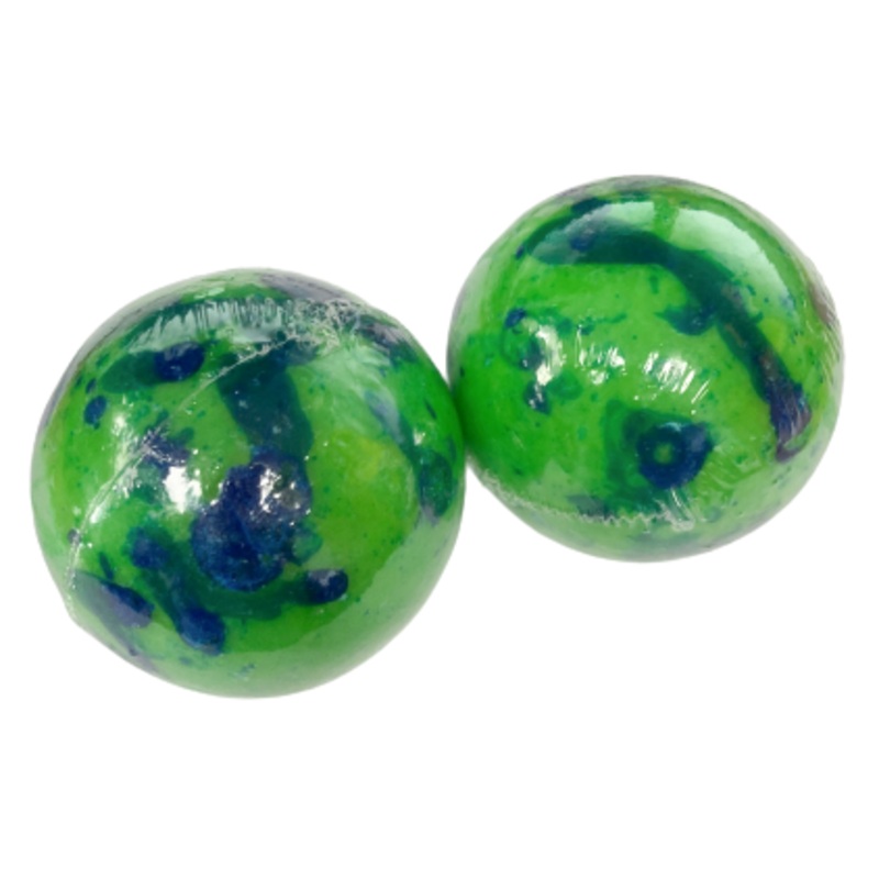 Jawbreaker 2 1/4 inch Green Apple Sour Wrapped – 3 lb. Bag