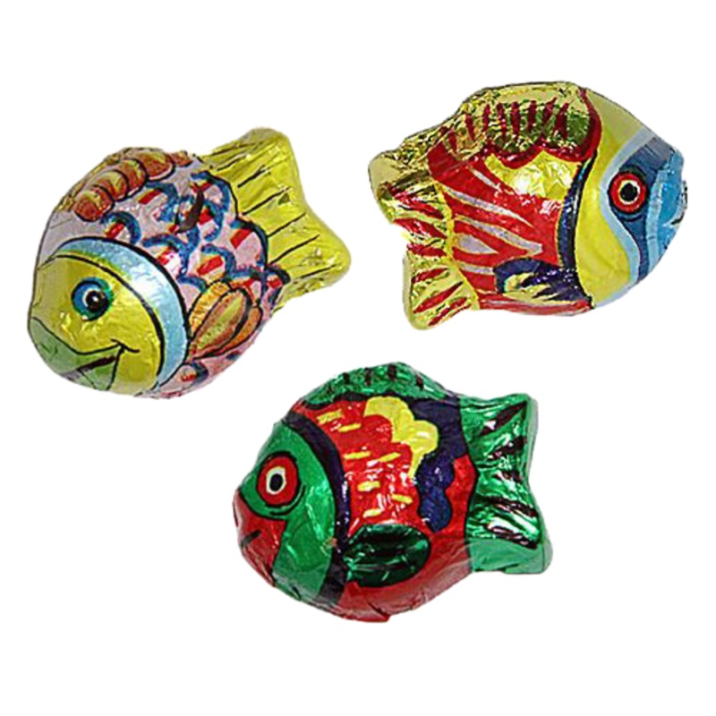 Mini Foiled Milk Chocolate Fish – Bulk Bags