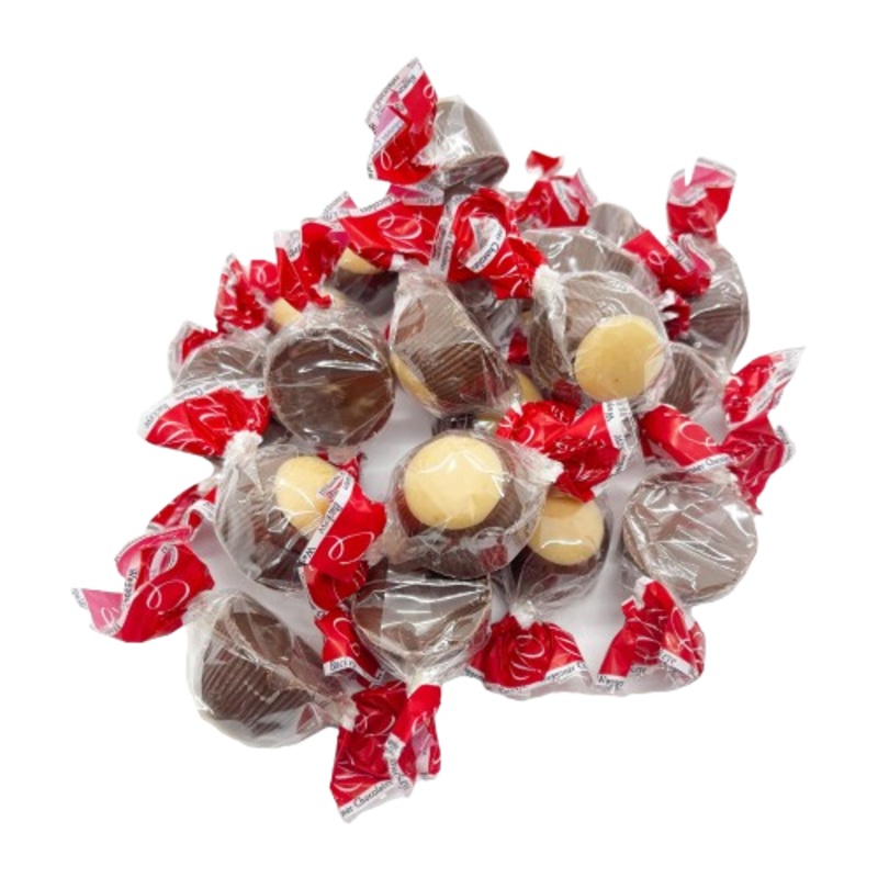Ohio Made Waggoner Milk Chocolate & Peanut Butter Buckeye Candy Bulk Bags