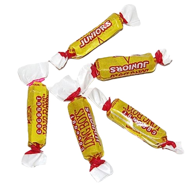 Atkinson’s Coconut Long Boys Chewy Caramel Juniors – Bulk Bags