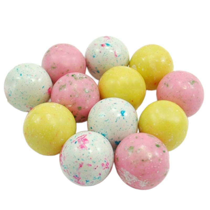 Dubble Bubble Birthday Cake Gum Balls 3 lb. Bulk Bag