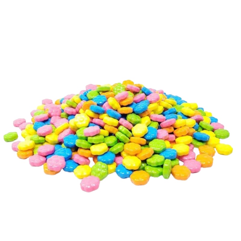 Flower Power Fruit Flavored Pressed Candy – Bulk Bags