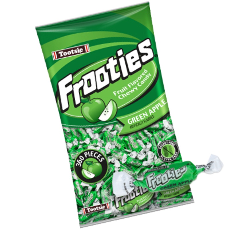 Frooties Green Apple Chewy Candy – 2.42 LB Bulk Bag