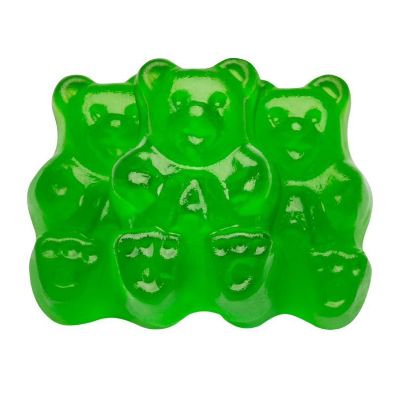 Green Apple Gummi Bears – Bulk Bags