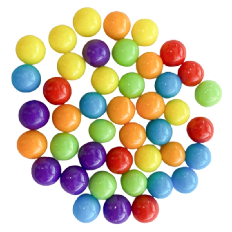 Jawbreaker 1/4″ Mini Assorted 6 colors – 3 lb. Bag