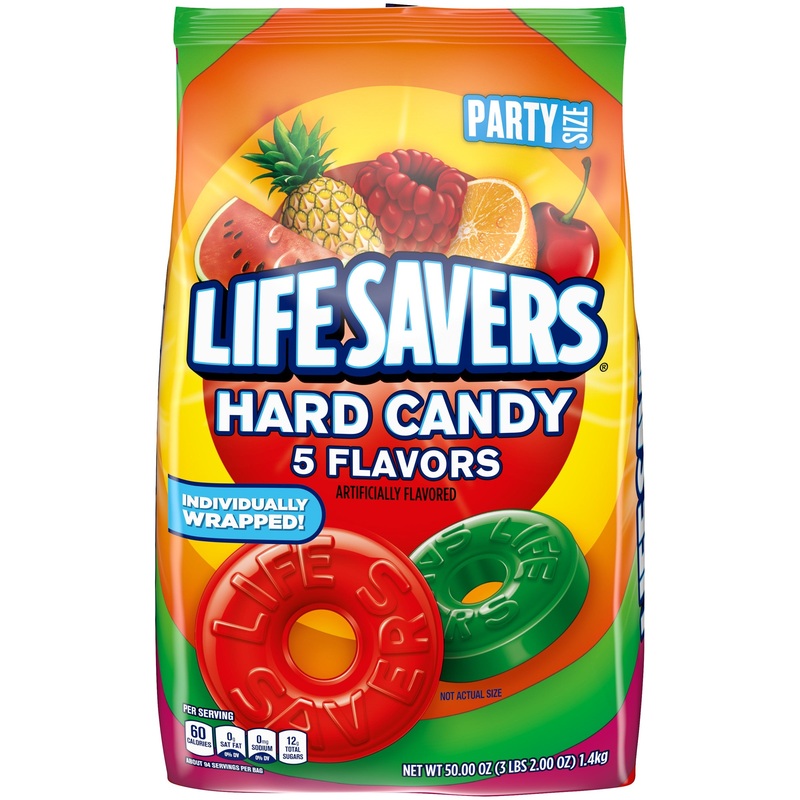 Life Savers Hard Candy 5 Flavors Party Size – 50-oz. Bulk Bag
