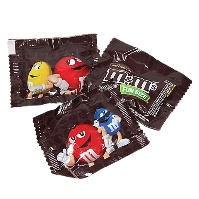 M&M’s Milk Chocolate Candy Fun Size Packets Bulk Bags