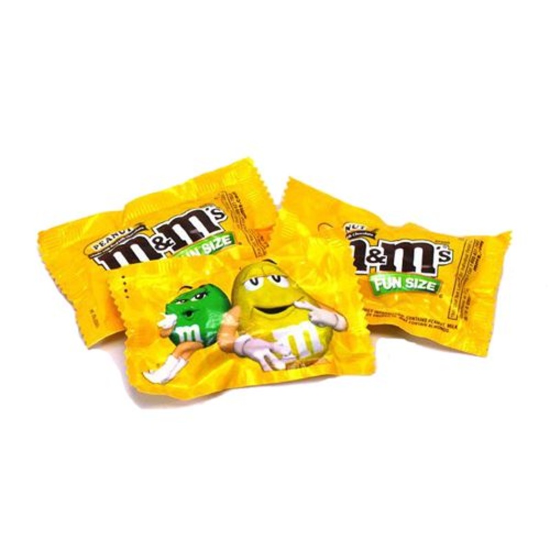 M&M’s Peanut Chocolate Candies Fun Size Packets – 3 LB Bulk Bag