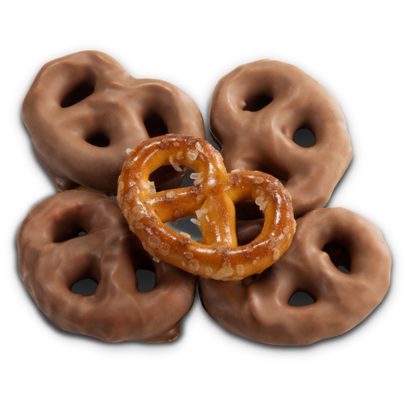 Milk Chocolate Tiny Twisted Pretzels – 3 LB Bulk Bag