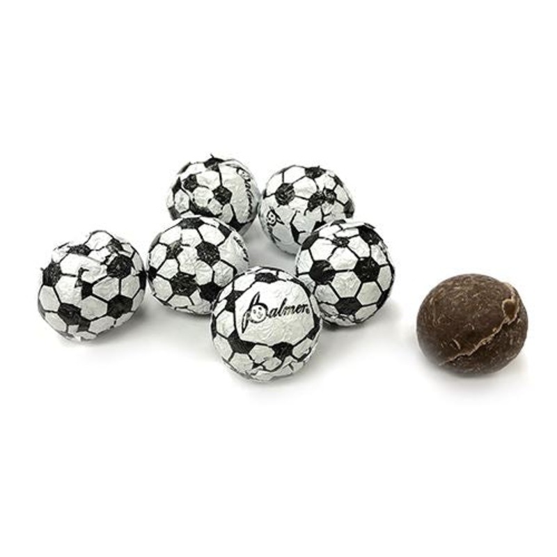 Palmer Chocolate Flavored Foil Wrapped Soccer Balls – 3 LB Bulk Bag