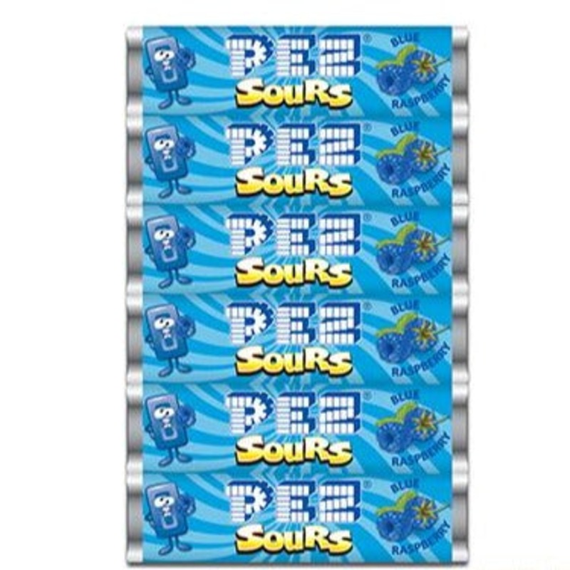 PEZ Sour Blue Raspberry Candy Refills – 1 LB Bulk Bag