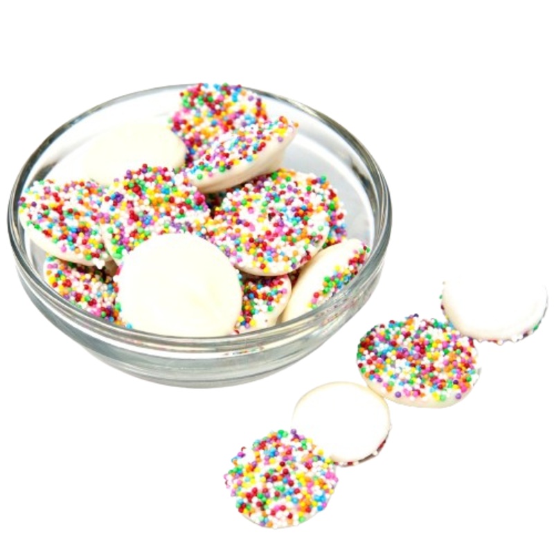 White Chocolate Rainbow Nonpareils – Bulk Bags