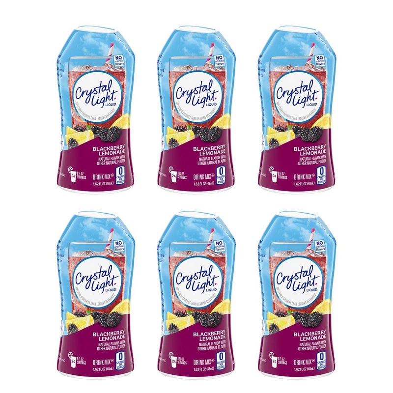 Crystal Light Drink Mix – Blackberry Lemonade – 1.62 Ounces (Pack Of 6)