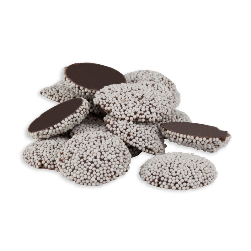 Dark Chocolate Maxi Nonpareils – 3 LB Bulk Bag