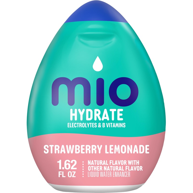 Mio Hydrate Strawberry Lemonade Liquid Water Enhancer, 1.62 Fl Oz – Naturally Flavored Drink Mix for Refreshing Hydration
