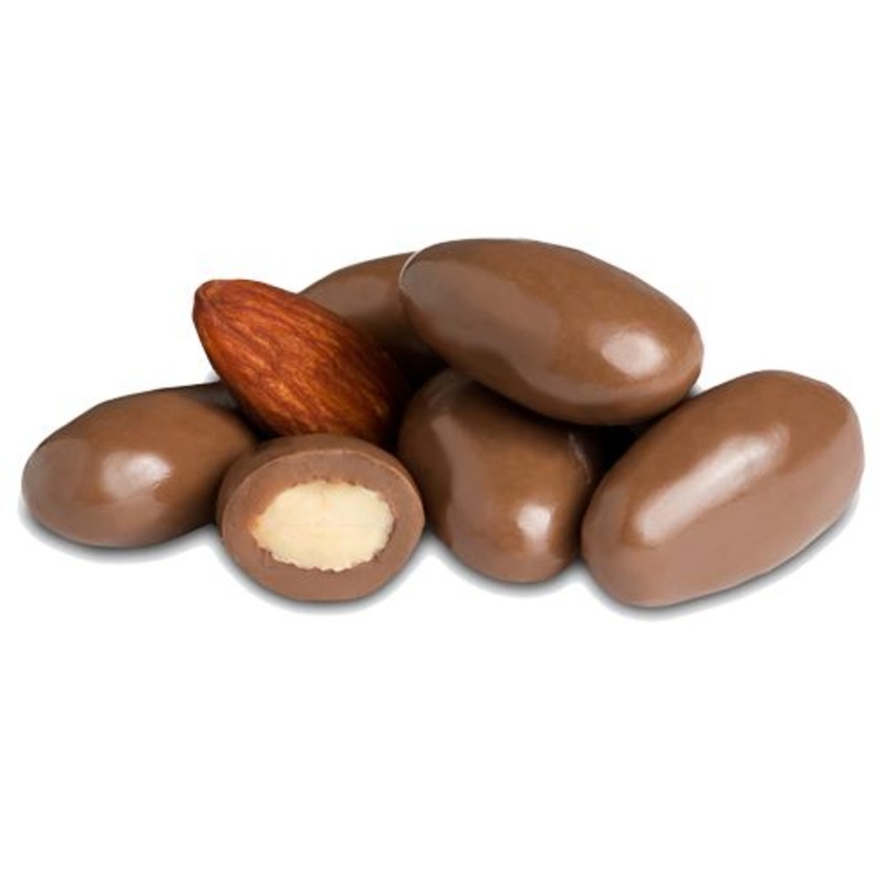 No Sugar Added Milk Chocolate Almonds – 2 LB Bulk Bag