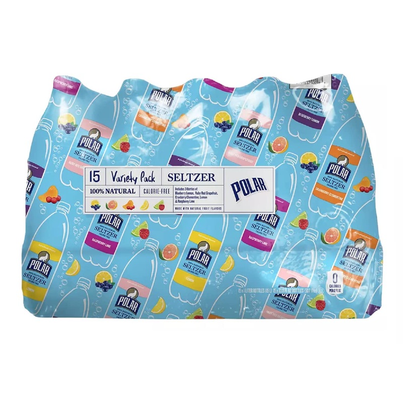 Polar Seltzer Variety Pack, 15 Pk./1L
