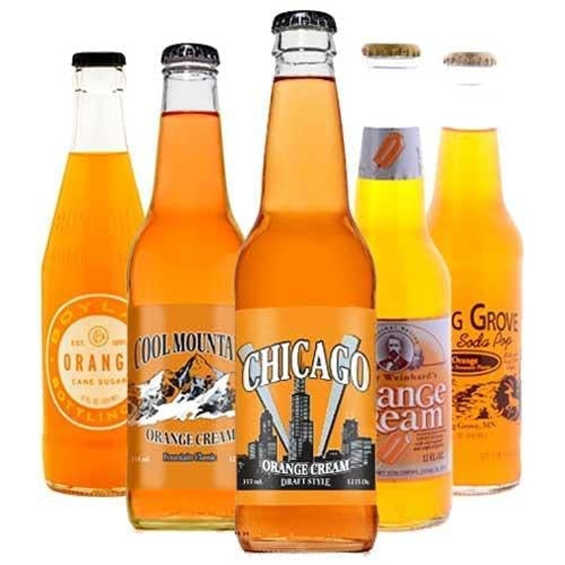 Ultimate Orange Soda Sampler – Mix Variety Case – Gourmet Sodas From All Around The Country – Choose Your Flavor – 12Oz (Orange