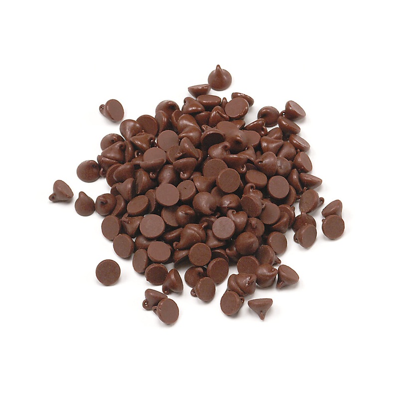 Wilbur B558 Semi Sweet Chocolate Cookie Drops 4000ct 50lb