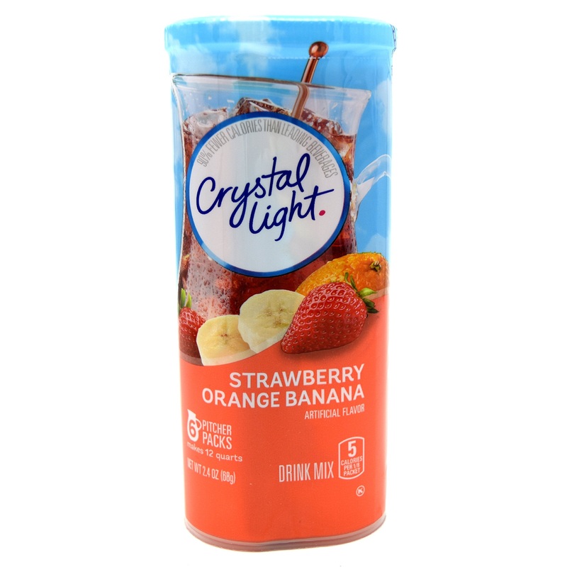 Crystal Light Strawberry Orange Banana, 6 Count (Pack Of 3)