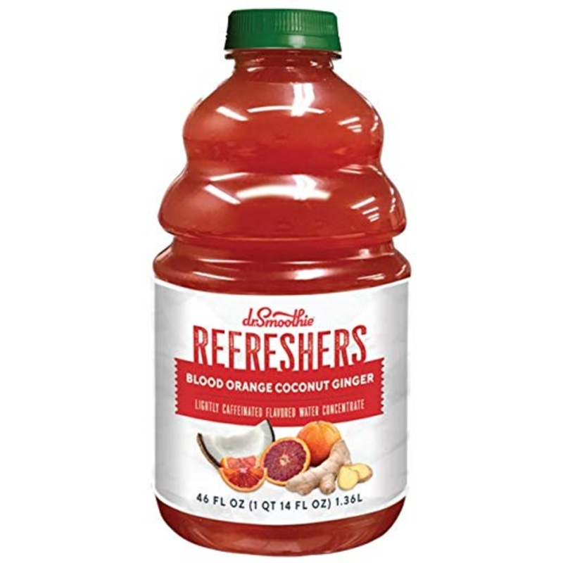 Dr. Smoothie Refreshers Blood Orange Coconut Ginger, 46 Fl Oz (Pack Of 6)