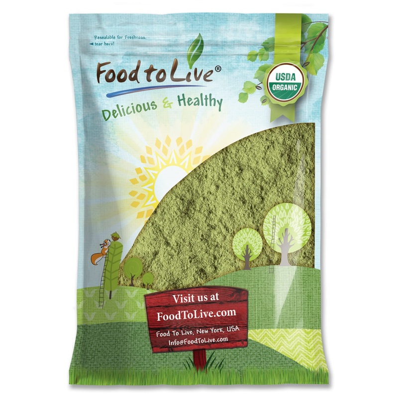 Food To Live Organic Broccoli Powder, 8 Pounds – Non-Gmo, Raw, Kosher, 100% Pure, Ground From Whole Vegetables, Vegan Superfood,