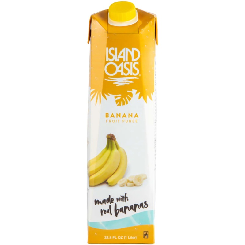 Island Oasis Sb3X Premium Banana Drink Mix Bottle, 1 L