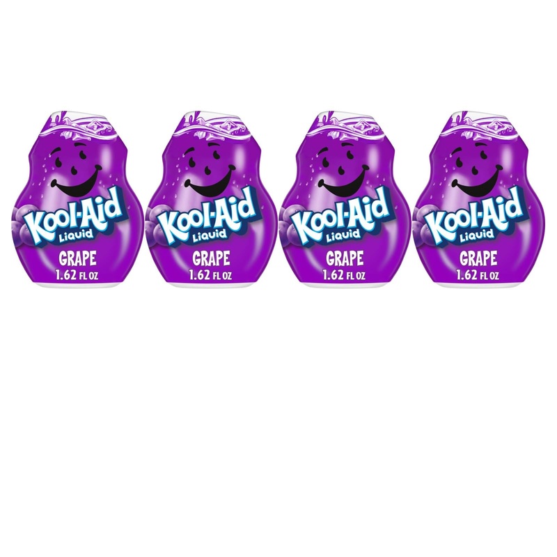Kool-Aid Soft Drink Mixed Variation (1.62 Fl Oz (Pack Of 4), Grape)