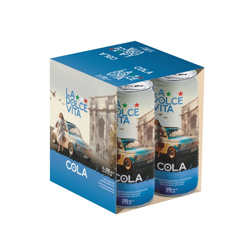 La Dolce Vita Italian Soda (Pack Of 4, Cola)