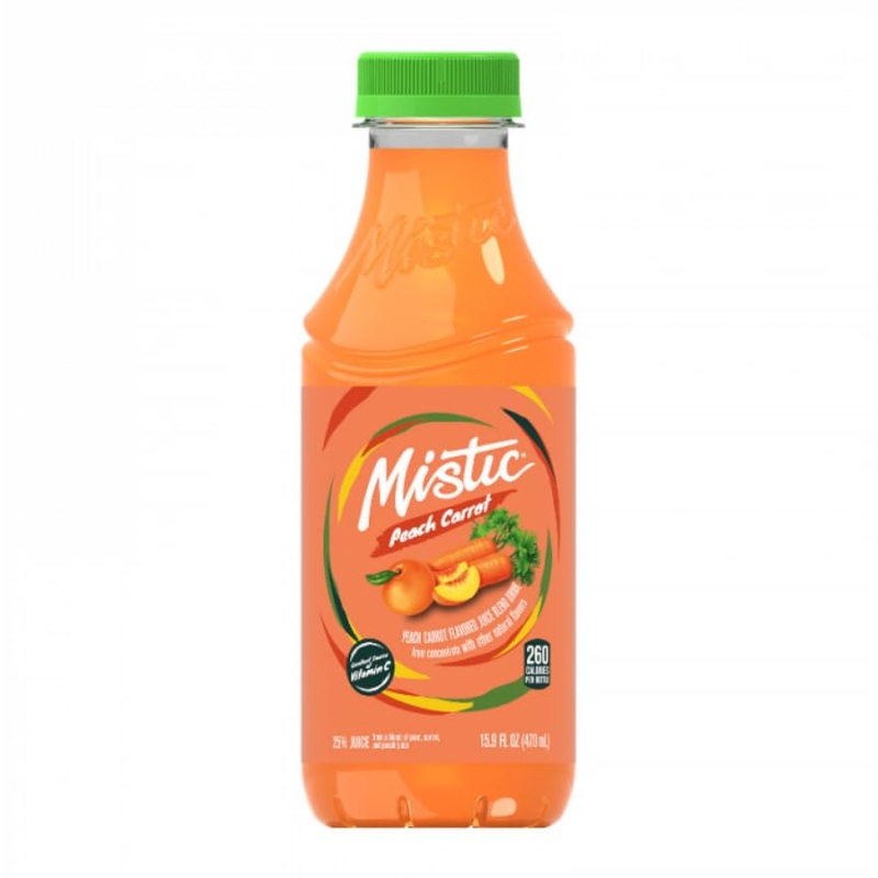 Peach Carrot Juice 16 Fl Oz (12 Pack, Peach Carrot)