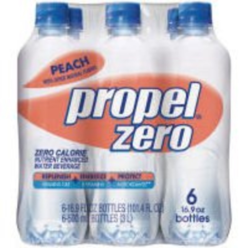 Propel Zero Peach Fitness Water, 16.9 Oz (Case Of 4)