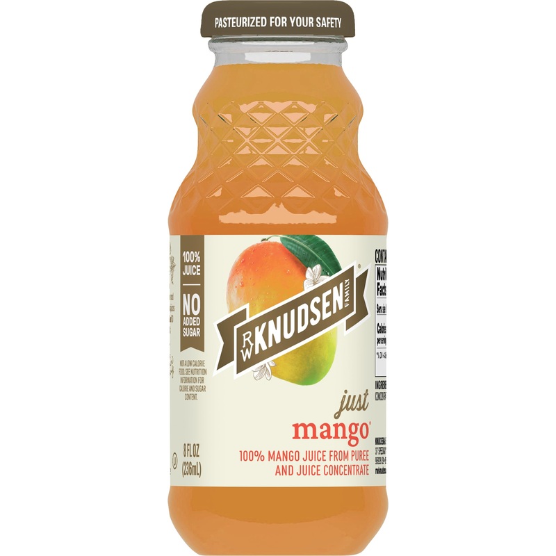 R.W. Knudsen Just Mango Juice, 8 Fl Oz (12 Pack)