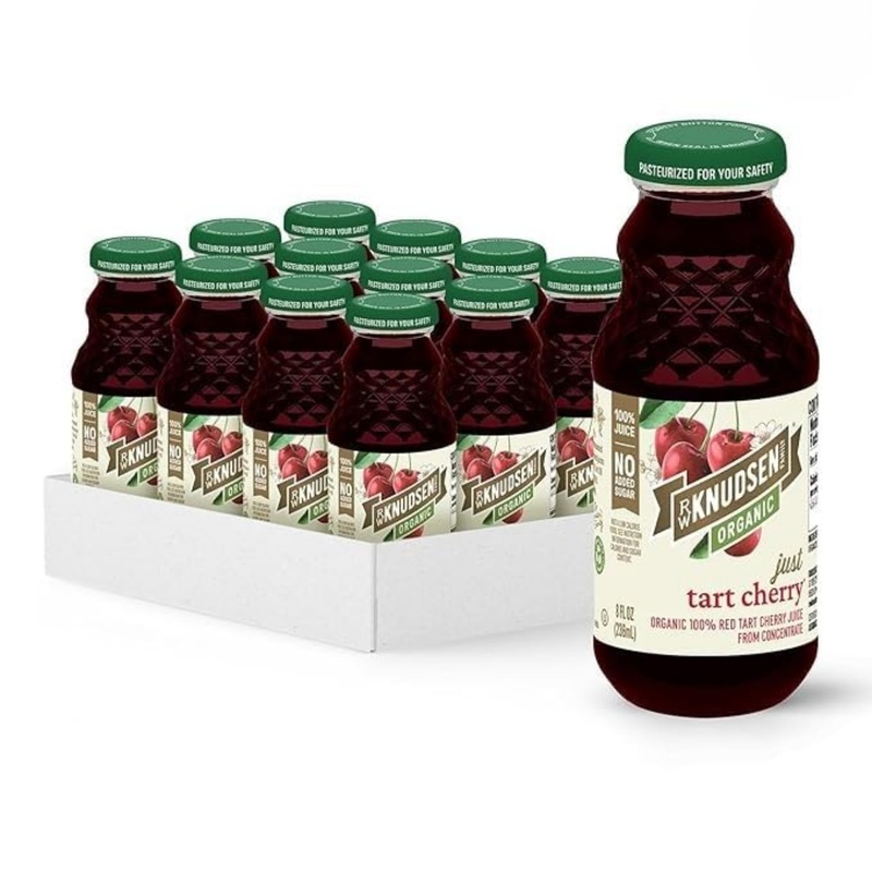 R.W. Knudsen Organic Tart Cherry Juice, 8 Fl Oz (12 Pack)