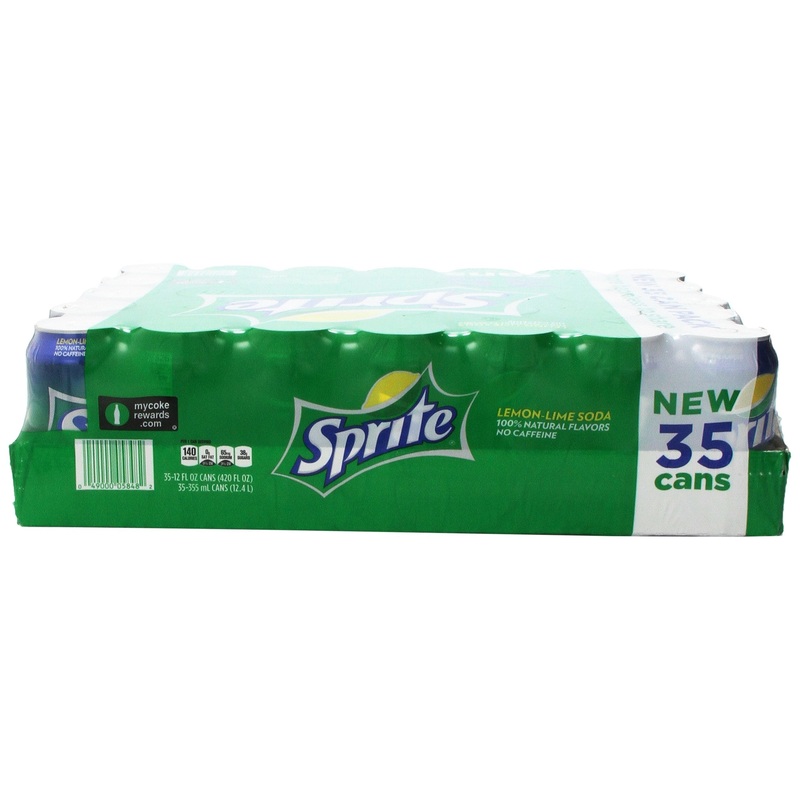 Sprite Lemon Lime Soda Cans, 12 Ounce (Pack Of 35)