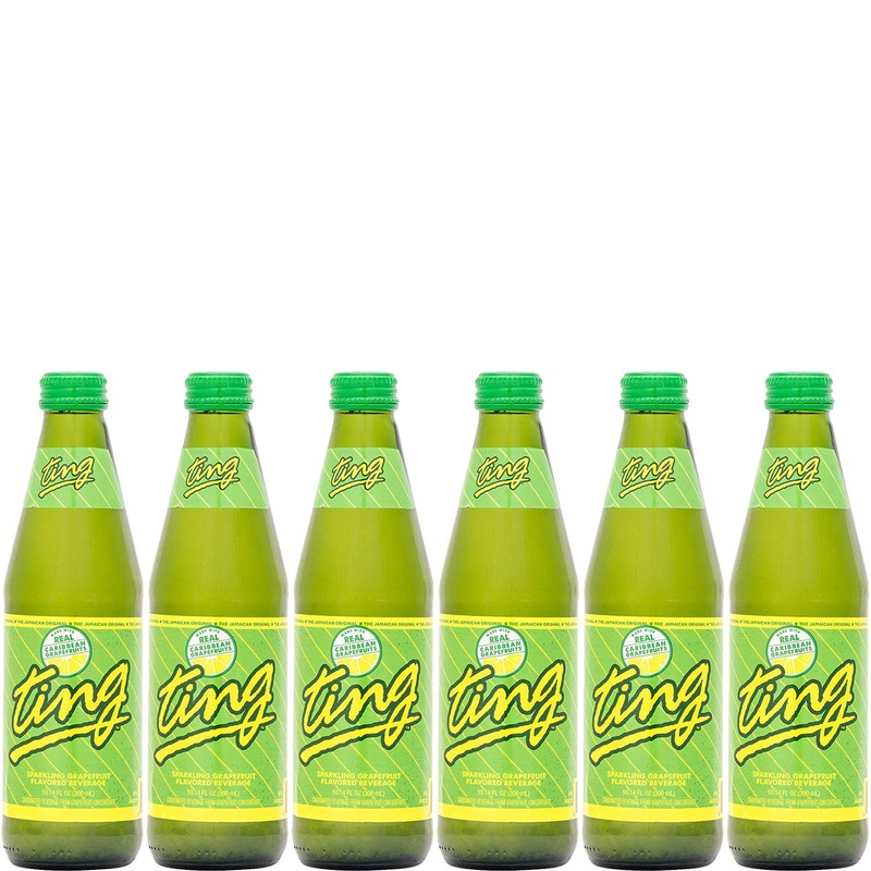 Ting, Sparkling Jamaican Grapefruit Flavored Beverage, 10.14Oz Glass Bottle (Pack Of 6, Total Of 60.84 Fl Oz)