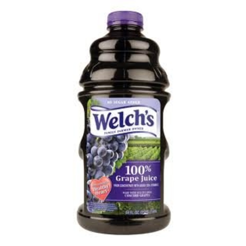 Welch’S Juice 64Oz Bottle (Pack Of 4) Choose Flavor Below (Concord Grape 100% Juice)