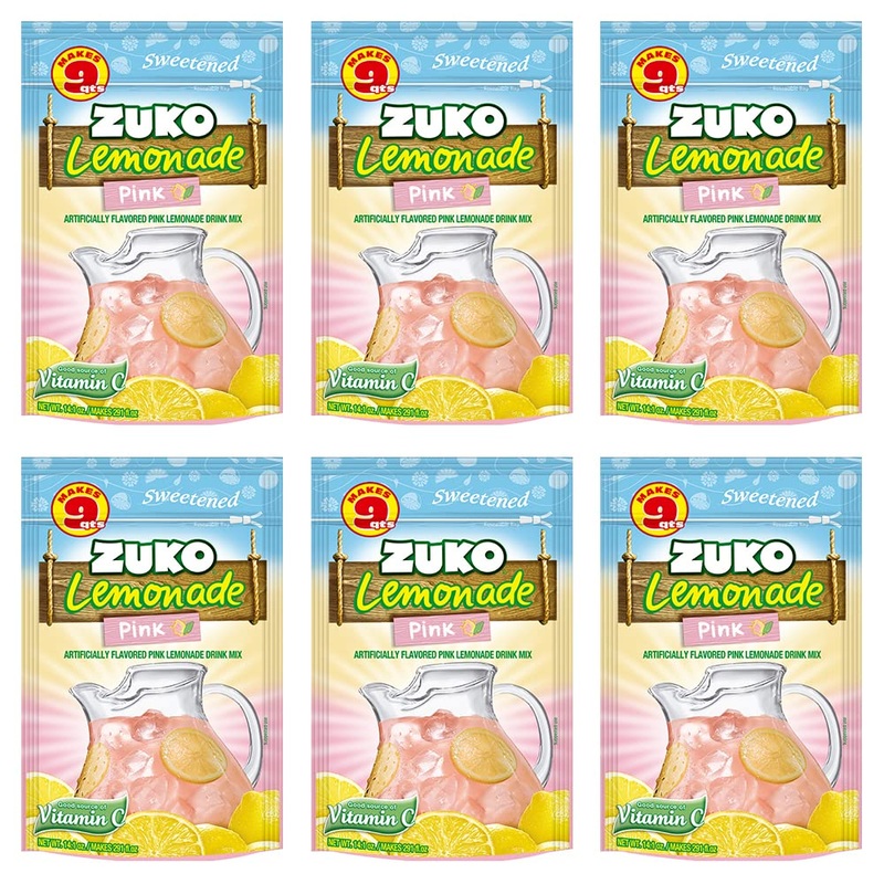 Zuko Pink Lemonade Family Pack 14.1Oz Pack Of 6