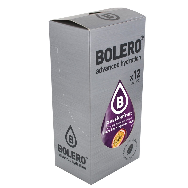 Bolero- Sugar Free Drink Mix Packets Passion Fruit Flavors | Powdered Flavored Water Packet | 36 Small Sachet On The Go Packets