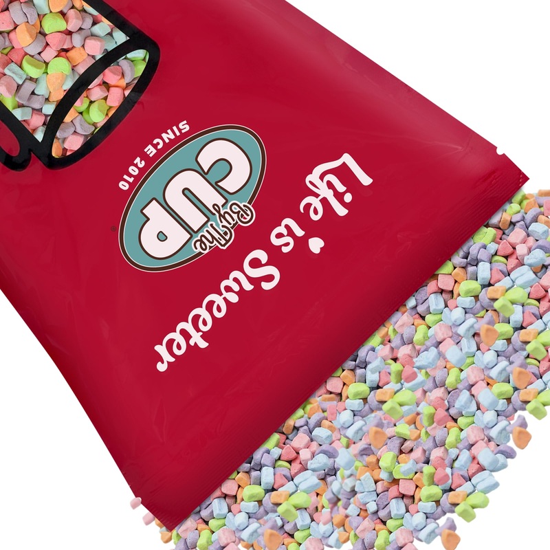 By The Cup Assorted Dehydrated Cereal Marshmallow Bits, 10 Oz Bulk Bag