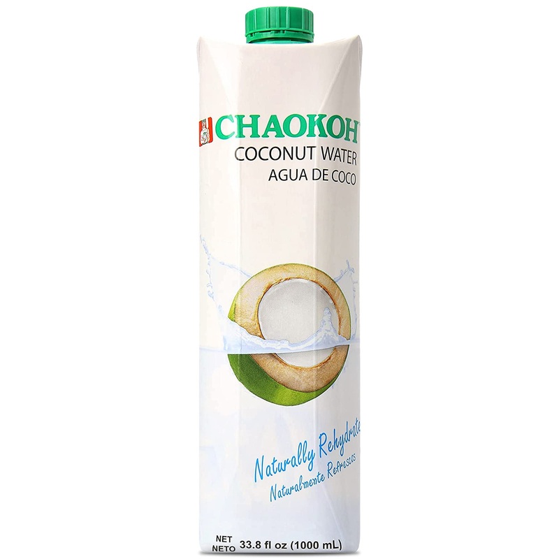 Chaokoh 100% Naturally Rehydrate Real Coconut Water 33.8 Fl Oz (Pack Of 12)