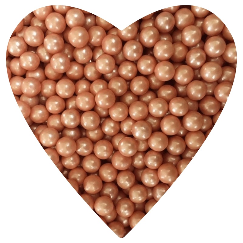 Cool Mom Sprinkles Rose Gold Sugar Pearl Sprinkles (4 Oz.) – Themed Sprinkles For Decorating Cakes, Cupcakes, Cookies & Desserts