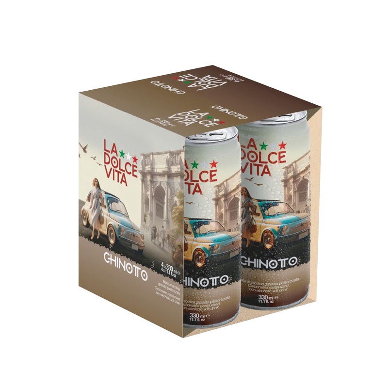 La Dolce Vita Italian Soda (Pack Of 4, Chinotto)